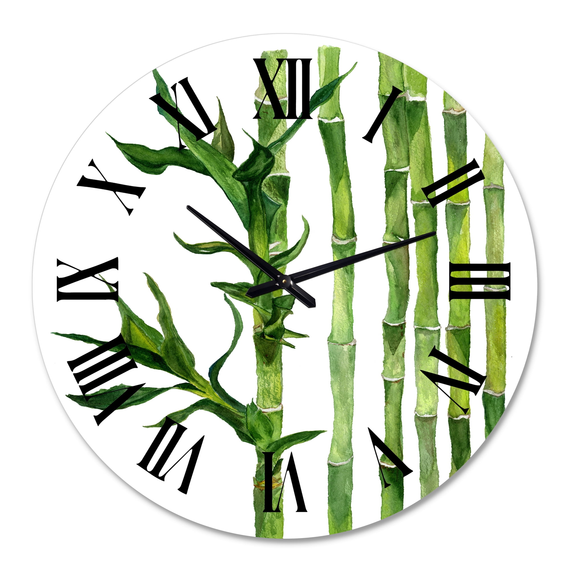 Designart 1 in Quartz Tropical Wall Clock