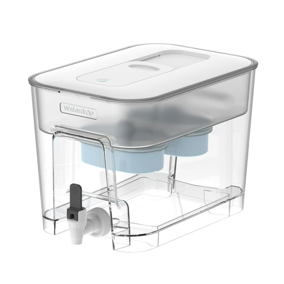 Dispensador de filtro de agua Waterdrop Alkaline, 40 tazas, con 2 reemplazos