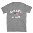thumbnail image 1 of Boca Raton Florida Patriot Men's Cotton T-Shirt, 1 of 1