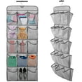 thumbnail image 1 of Hanging Shoe Organizer 30 Large Pockets Double-Side Hanging Closet Storage Shelves with Rotating Hanger Space Saving Hanging Shoe Storage Bag Portable Shoe Storage Rack Holder for Bedroom Laundry Room, 1 of 11