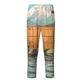 thumbnail image 2 of Disketp Tranquil Garden Landscape for Teenagers' Pajama Pants ,Lounge Pants Teen joggers Ideal for Home, School, or Sports-Small, 2 of 6