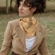 thumbnail image 4 of Bufanda envolvente de Color liso para mujer, accesorio de bufanda cuadrada a la moda (dorado), 4 of 5