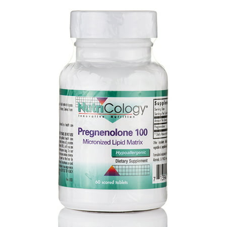Prégnénolone 100 mg micronisé Lipid Matrix - 60 comprimés sécables par Nutricology