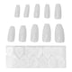 thumbnail image 4 of Coffin Fake Nails, Simple Coffin Press On Nails Clear Colors Stylish  For Women For Girls ANGGREK N5342-03, 4 of 8