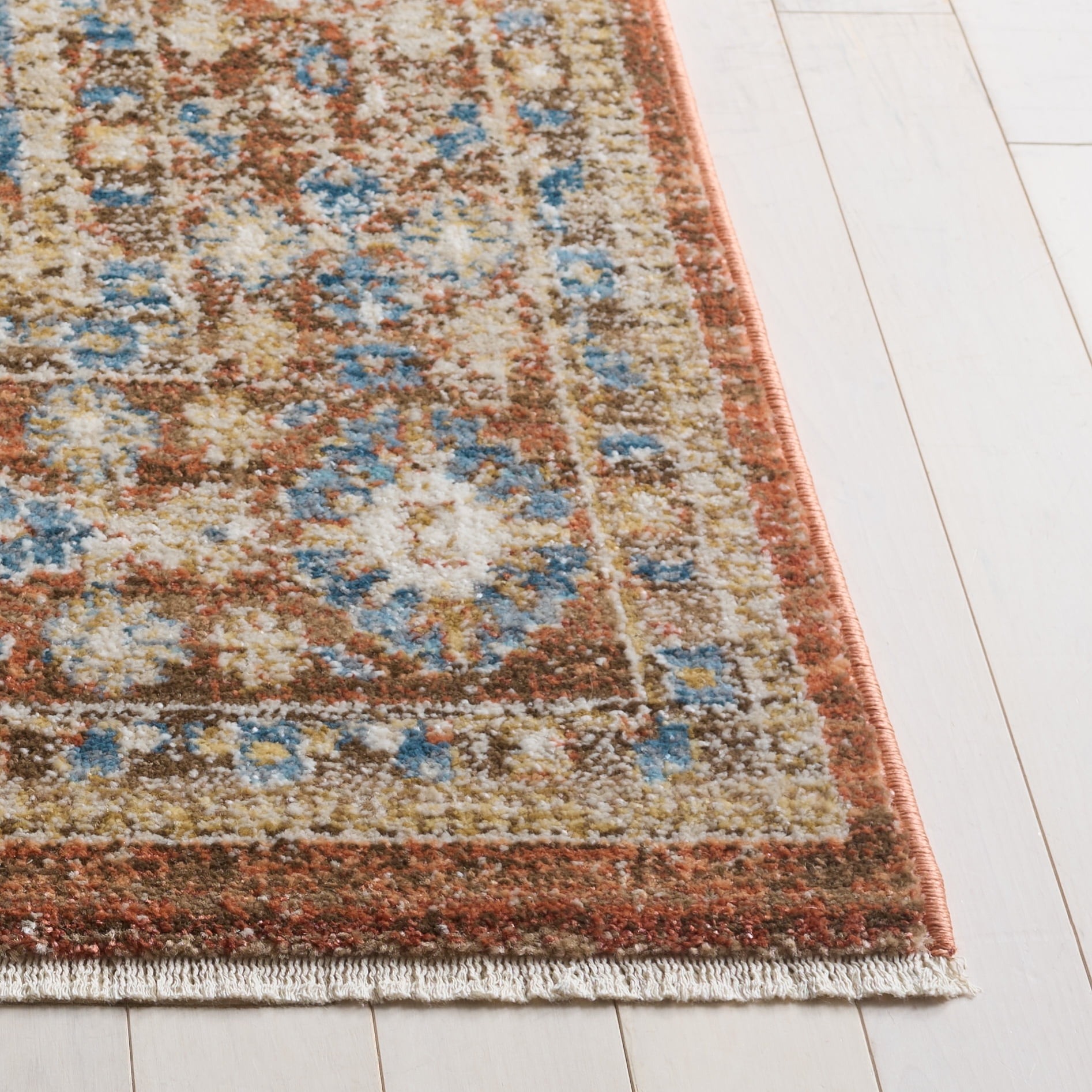 SAFAVIEH Bijar Rhona Oriental Runner Rug, Brown/Rust, 2'3" x 8'