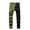 Army Green, variant on cllios Men's Slim Straight Patchwork Jeans Street Hip Hop Stretch Moto Denim Pants