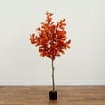 thumbnail image 6 of Nearly Natural 6ft. Autumn Oak Artificial Fall Tree, Orange, 6 of 7