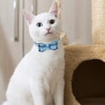thumbnail image 5 of Conjunto de cuello y correa a cuadros con estampado de huellas bordadas EXPAWLORER, 5 of 5