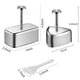 thumbnail image 2 of 3Pack Onigiri Mold Stainless Steel, Musubi Mold Rice Mold Kit, Maker Press, Classic Triangle Rice Ball Maker Sushi Mold, 2 of 5