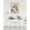 thumbnail image 6 of Blake Modern Colorful Whales 18 in x 24 in Framed Painting Art Prints, by Kate and Laurel, 6 of 6