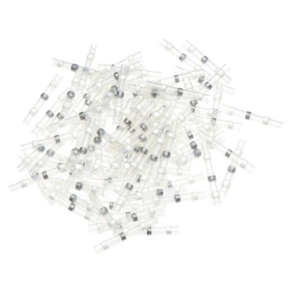 260PCS Heat Shrink Solder Butt Wire Seal Sleeve Splice Connectors Waterproof