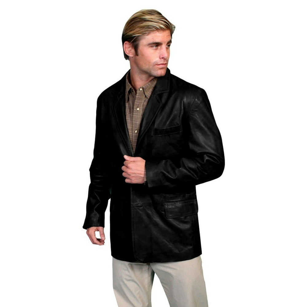 Scully Leather - Scully Western Jacket Mens Lambskin Blazer Button ...