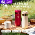 thumbnail image 3 of 【i Cafilas】[FA2316] Thermal Mug American Coffee 320ML Vacuum Insulation Stainless Steel, Red, 3 of 22
