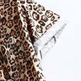 thumbnail image 3 of ICHUANYI Clearance Mens Leopard Printed Chest Pocket Turn Down Collar Short Sleeve Casual Loose Shirt(Brown, XXL) Ichuanyi Ichuanyi, 3 of 8
