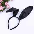 thumbnail image 3 of Diadema de orejas de conejo de Pascua de 20 cm, sexy y dulce, para disfraz de cosplay de fiesta (negro), 3 of 7