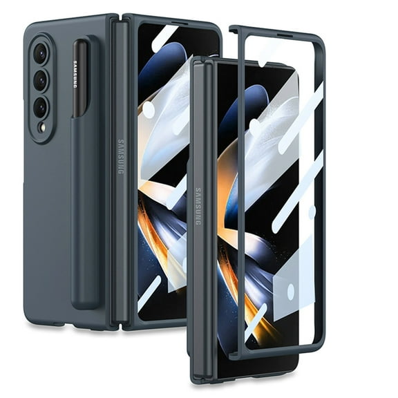 For Samsung Galaxy Z Fold4 5G Cover With Pen Slot Shockproof Luxury screen protective film Rugged Case Cover