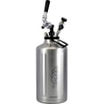 thumbnail image 1 of TrailKeg Ensemble Growler Isolé sous Vi Gallon (Acier Inoxydable), 1 of 1