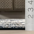 thumbnail image 6 of nuLOOM Charvi Distressed Medallion Fringe Area Rug, 8' x 10' 2", Navy, 6 of 9