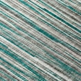 thumbnail image 2 of Addison Rugs Indoor/Outdoor Waverly Modern Stripes Washable Rug 10' x 14' - Peacock, 2 of 5