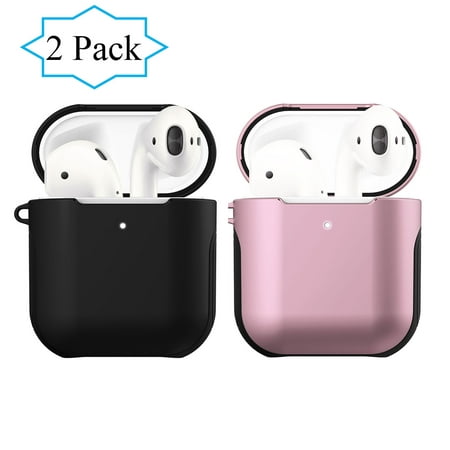 Newest 2019 Earbuds Case, Full Protective Silicone Accessories Cover Compatible with Apple AirPods 2&1 Wireless and Wired Charging Case (Front LED (Best Apple Accessories 2019)