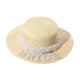 thumbnail image 3 of Sombrero de paja Salvador para novia ala ancha para El sol festivales bodas campamentos viajes cortos fiestas, 3 of 10