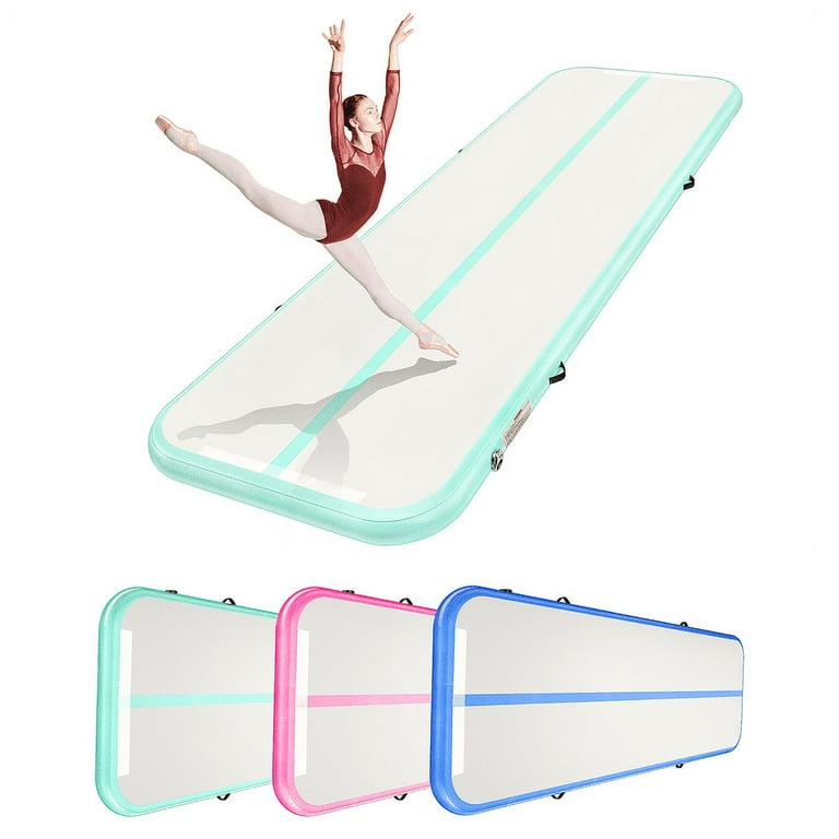 Fiziti Inflatable Air Gymnastics Mat Tumbling Mats，4 inches