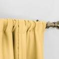 thumbnail image 4 of CUH Yellow Blackout Roman Curtains for Kids Bedroom Thermal Insulated Curtains Rod Pocket Tie Up Shade Curtains 1-Panel for Small Windows Bathroom Kitchen (22 x 54 Inches Long), 4 of 7