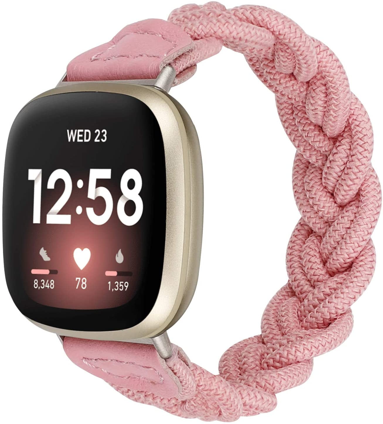 Wearlizer Elastic Band Compatible with Fitbit Sense 2/Sense/Versa 4