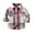 Pink, variant on HUANBAI Toddler Boys Girls Shirt Coat Jacket Plaid Long Sleeve Kids Lapel Button Tops Outwear 18-24 Months