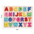thumbnail image 4 of Wooden Puzzles Alphabet/Numbers Shape Learning Board Toy Kindergarten Alphabet/Numbers Shape Learning Board Early Educational Toys, 4 of 8