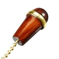 thumbnail image 2 of Uxcell 12 pulgadas Cadena de Tirar Perilla de Madera de Nogal Cobre para Iluminación Ventiladores Accesorios de Luz 2 Paquete, 2 of 6