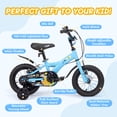 thumbnail image 6 of Ktaxon Kids Bike for Ages 2-5 Years Old, 12 Inches Kid's Bikes with Training Wheels, Children Bicycle for Boys Girls, Easy to Assemble, Learning to Ride, Blue, 6 of 9