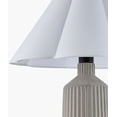 thumbnail image 5 of Livabliss Table Lamps, 22" Arez Traditional Bedside Nightstand Table Lamp for Bedroom Living Room Office, Gray Body with White Shade (22"H x 19"W x 19"D), 5 of 5