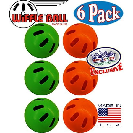 Wiffle Balls Green & Orange Official Size Baseballs 