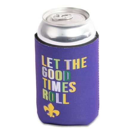 Mardi Gras Purple Can Cooler, 12 oz, by Way To Celebrate