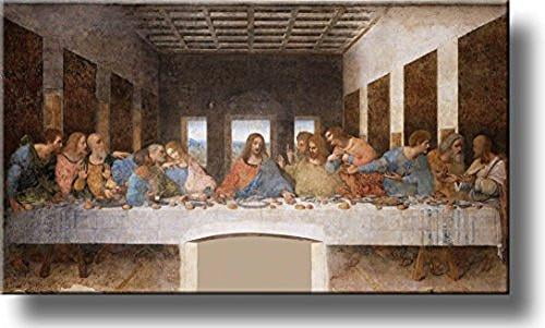 The Original Last Supper by Leonardo Da Vinci Painting Original Picture Made on 