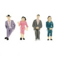 thumbnail image 4 of 14PCs Tiny People Figures, 1:25 Scale Model Train People Hand Painted Model Trains Architectural G Scale Miniatures Figures for, 4 of 6