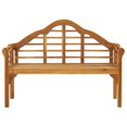 thumbnail image 2 of vidaXL Patio Queen Bench with Cushion 53.1" Solid Acacia Wood, 2 of 4