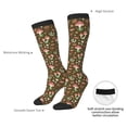 thumbnail image 6 of Haiem Mushrooms and Autumn Socks, Funny Novelty Crazy Design Cotton Socks Sports Socks Knee High Socks For Men, Women,1Pairs - Gift For Working Friends, 6 of 8