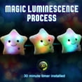 thumbnail image 4 of GLUAAE Creative Twinkle Star Glowing LED Night Light Plush Pillows Stuffed Toys (White), 4 of 6