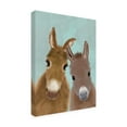 thumbnail image 2 of Fab Funky 'Donkey Duo Looking at You' Canvas Art, 2 of 3