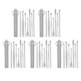 thumbnail image 2 of Stainless 5 Sets Earwax Cleansing Kit Spiral Head Stainless Steel Rustproof Ear Pick Set For Home Use, 2 of 8