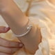 thumbnail image 3 of Elegant Stretch Pearl Bracelet for Women Wedding Jewelry Gift, 3 of 4