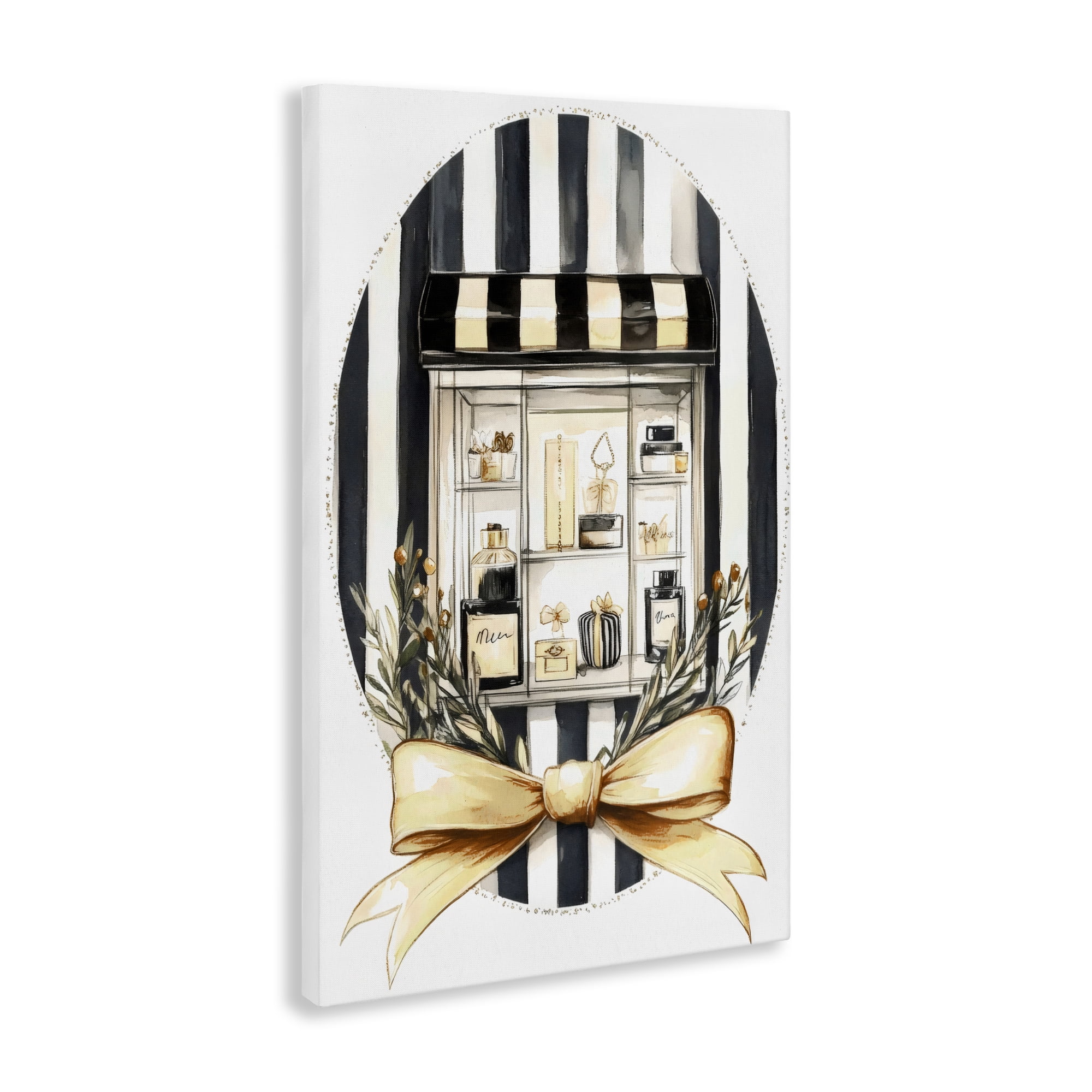 Stupell Industries Maison Perfume Window Display Canvas Wall Art, design by Petal Prints Design