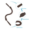 thumbnail image 3 of Uxcell Adjustable Glasses Straps No Tail Eyewear Retainer, Brown, 3 of 6