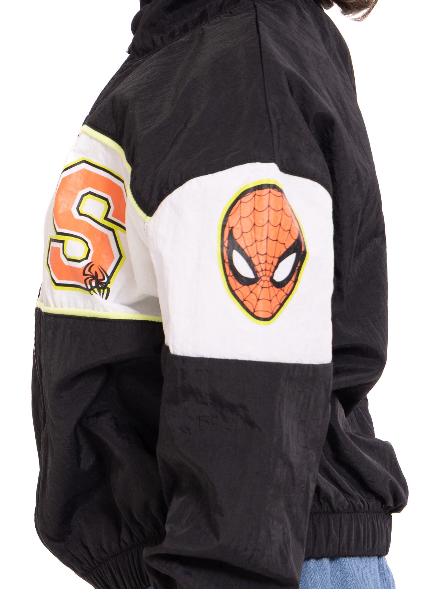 Marvel Spider-Man Toddler Full Zip Jacket with Long Sleeves, Sizes 12M-5T