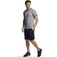 thumbnail image 2 of Russell Athletic Men's Cotton Performance Ringer T-Shirt, Oxford/Royal, Large, 2 of 4