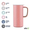 thumbnail image 2 of Taza de viaje Ello Campy con aislamiento al vacío de 530 ml Georgia Peach, 2 of 8