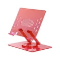 thumbnail image 5 of Incipio Translucent Adjustable Laptop Stand for Desk, Foldable, Portable Computer/Tablet Stand 360° Rotating-Iridescent, 5 of 13