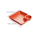 thumbnail image 2 of LABELEPH Small Serving Plates Assorted Color 4Pcs 7.2X7.2X1.6In, 2 of 6